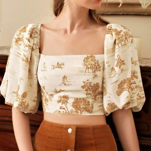 SHEIN Tops - NWT SHEIN Milkmaid Top Size Small